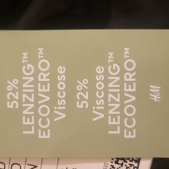 H & M Black Satin Halter with Rhinestone Neck Strap, Size: XL, NWT - Picture 5 of 11